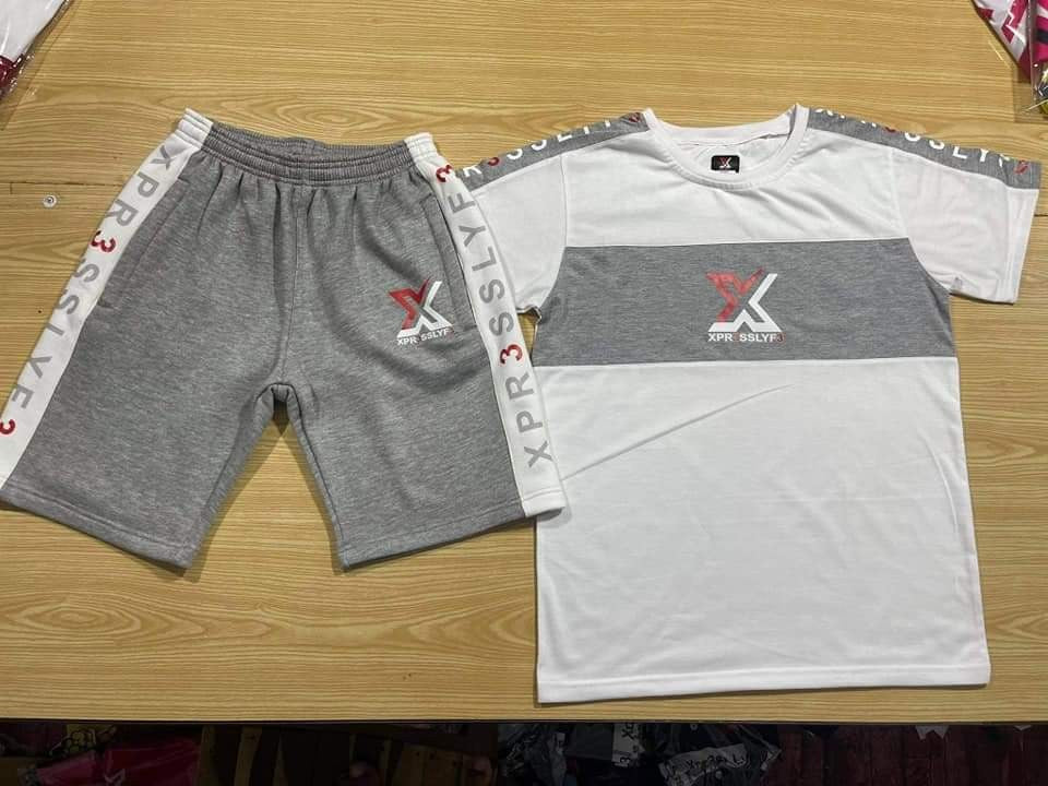 Grey Xpr3ss Lyf3 Short Set