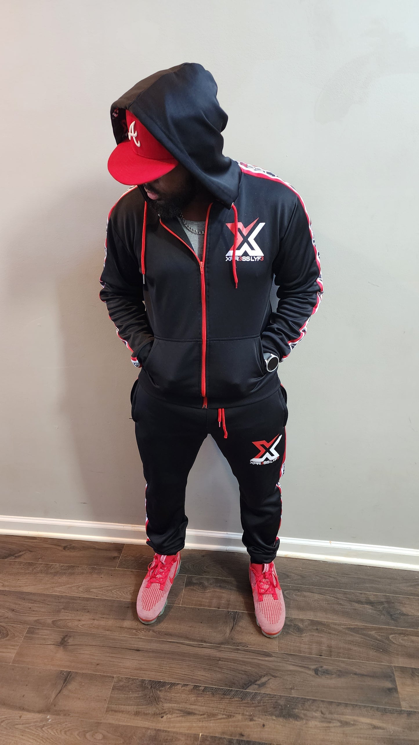 Black Xpr3ss Lyf3 Track Suit