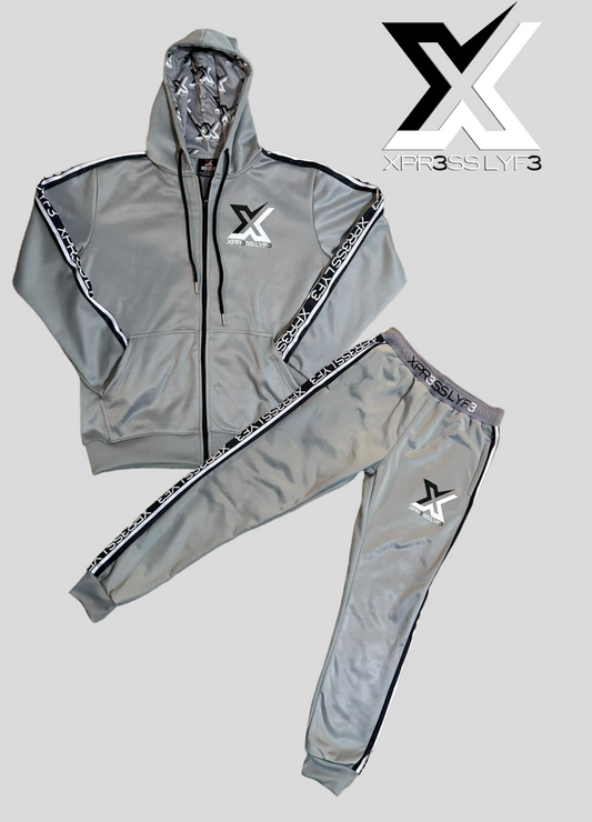 Grey Xpr3ss Lyf3 Track Suit